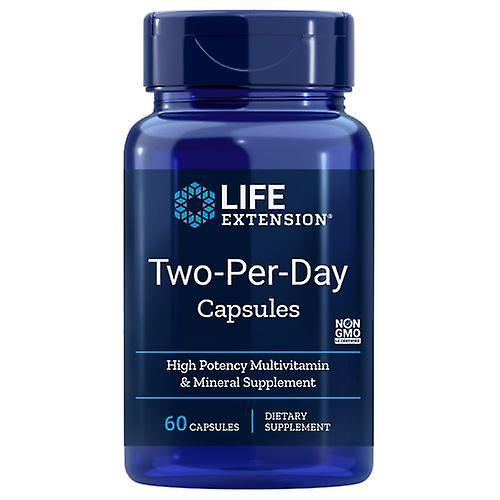 Life Extension Deux capsules par jour, 60 capsules (paquet de 6) on Productcaster.