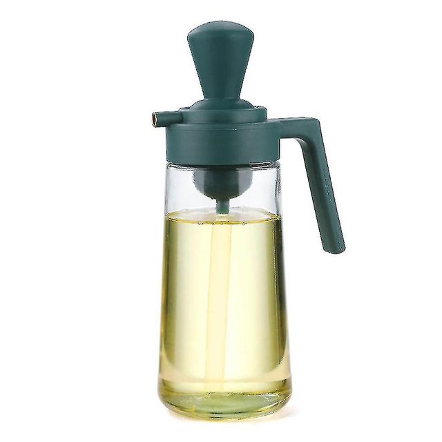 Szmtcv Multifunctional Oil Bottle With Brush Leak-proof Soy Sauce Dispenser Liquid Seasoning Bottle Green Large Size on Productcaster.