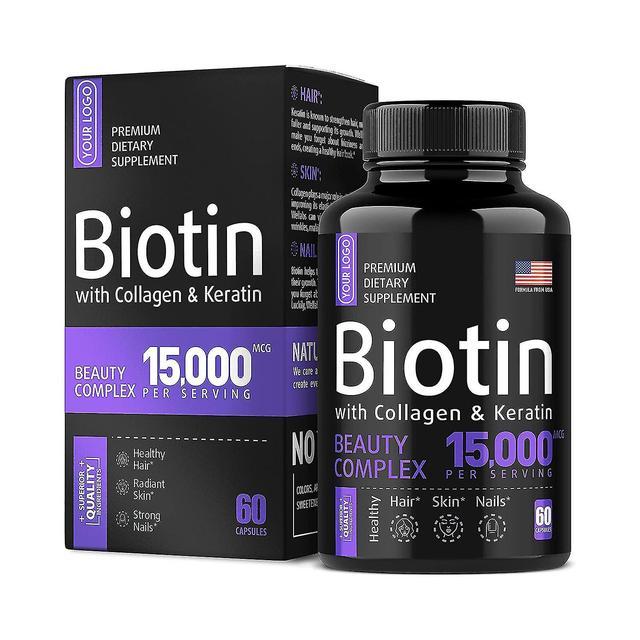 Biotin Capsules - Maximum Strength Biotin B7 For Healthy Hair & Skin And Keratin Support - Non-gmo on Productcaster.