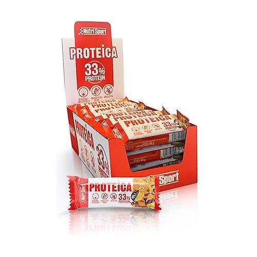 Nutrisport Dark choco-orange protein bar 24 bars of 44g (Orange - Chocolate) on Productcaster.