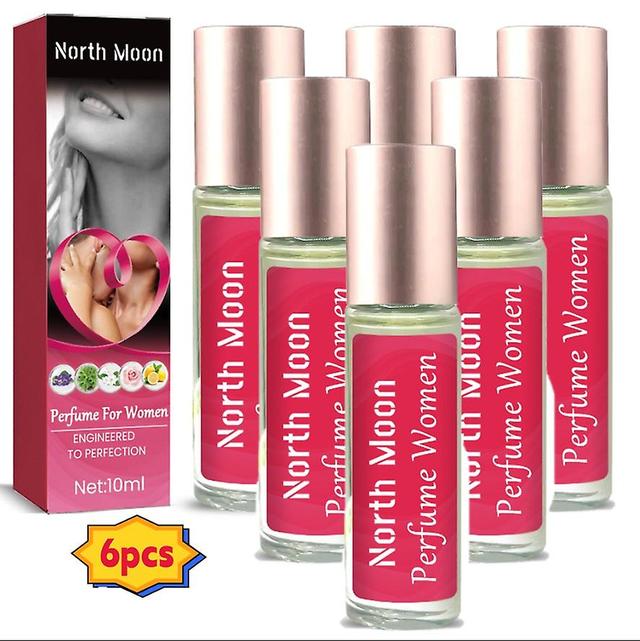 North Moon Aceite de feromonas para mujer Fragancia portátil fresca natural Perfume de atmósfera de fecha de larga duración 6PCS on Productcaster.