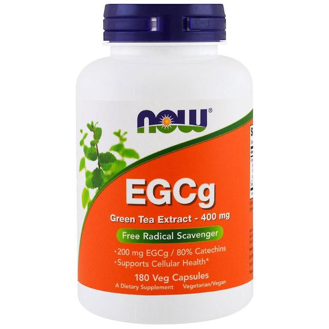 NOW Foods Nu livsmedel, EGCg, grönt te extrakt, 400 mg, 180 veg kapslar on Productcaster.