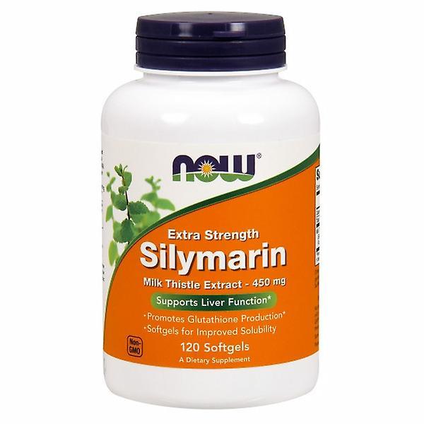 Now Foods Silymarin Milk Thistle Extract, 450 mg, 120 Softgels (Pack of 1) on Productcaster.