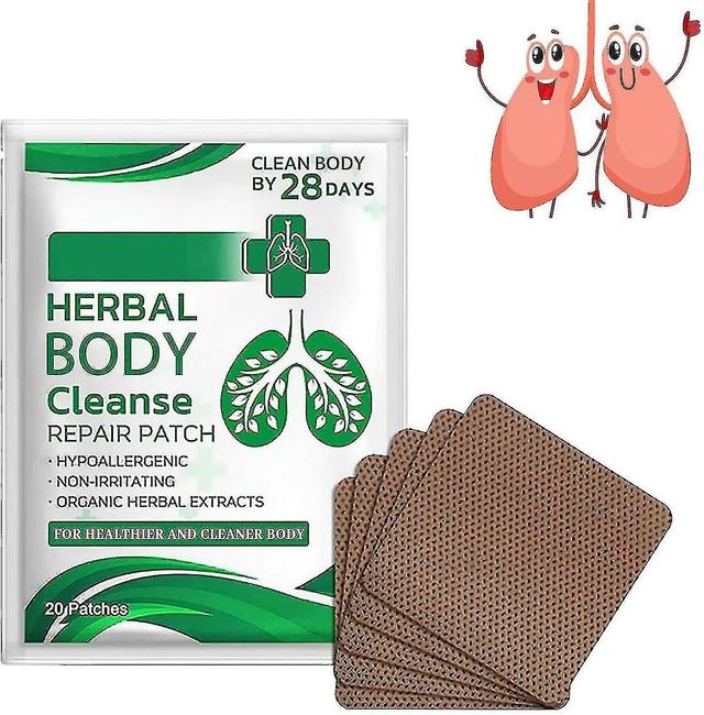 Freshair Herbal Lung Cleanse Repair Patch, Organic Herbal Lung Cleanse Repair Patches, Removal Of Residues, Give You A Healthy Lung --G Hk 20pcs on Productcaster.