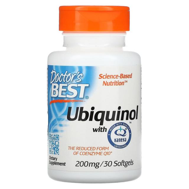 Doctor's Best, Ubiquinol with Kaneka, 200 mg, 30 Softgels on Productcaster.