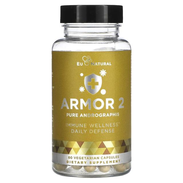 Eu Natural, Armor 2, Pure Andrographis, 60 Vegetarian Capsules on Productcaster.