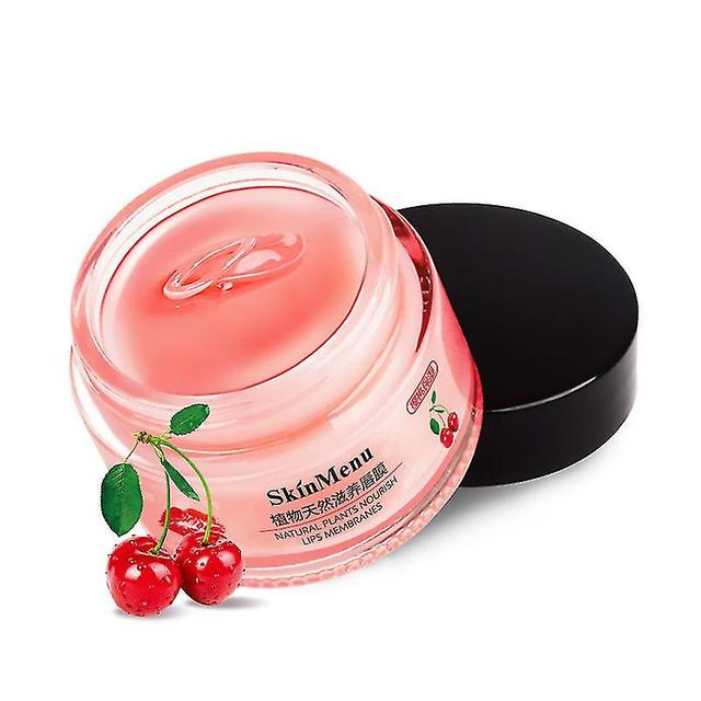 Buy 1 Get 1 Freenourishing Lip Masks Anti Chapped Lip 10g/bottle Natural Cherry Night Sleeping Lip Care Cream Repair on Productcaster.