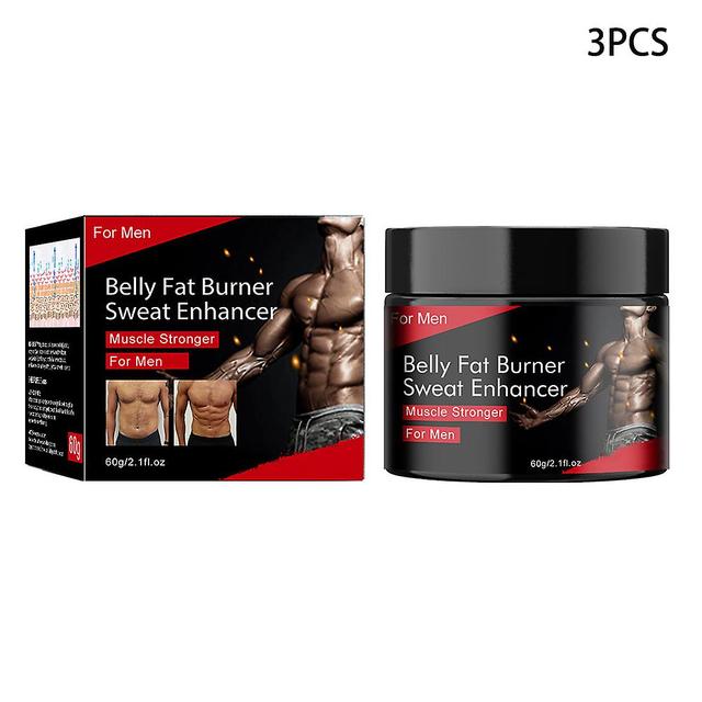 Muscle Enhancer Cream Fats Burning Abs Sculpting Cream Anti-cellulite Belly Tightening Cream Mens 3pc on Productcaster.