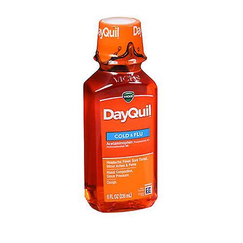 Vicks Dayquil Cold Flu Multi-Symptom Relief Liquid, 8 oz (Pack of 1) on Productcaster.