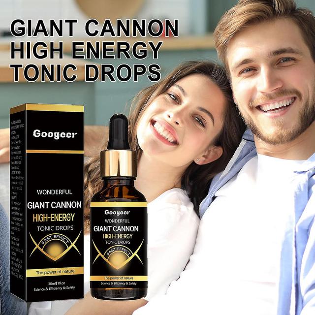 Ycxpy Giant Cannon High Energy Tonic Drops, Giant Cannon High Energy Tonic Drops Förbättrade droppar för män 2pcs on Productcaster.