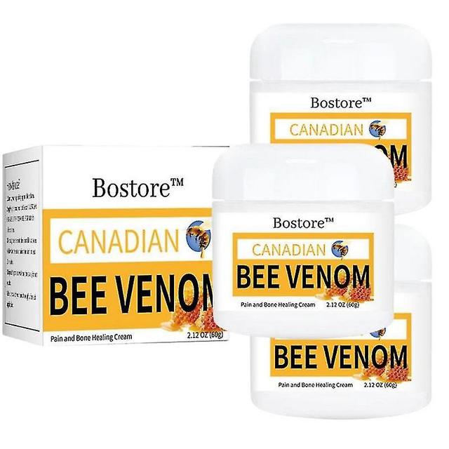 2024 3pcs Canadian Bee Alleviating Bone Pain, Beevenom Bee Joint And Bone Cream 2024 New on Productcaster.