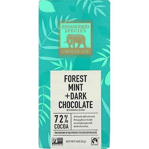 Endangered Species Gatunek zagrożony Choc Bar Rain Forest Drk, Przypadek 12 x 3 uncje (opakowanie 6 sztuk) on Productcaster.