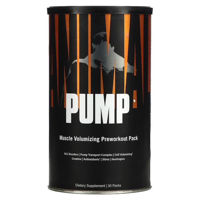 Universal Nutrition, Animal Pump, Muscle Volumizing Preworkout Pack, 30 Packs on Productcaster.