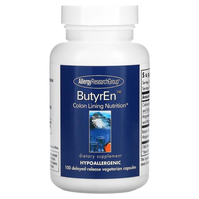 Allergy Research Group, ButyrEn, 100 Delayed-Release Vegetarian Capsules on Productcaster.