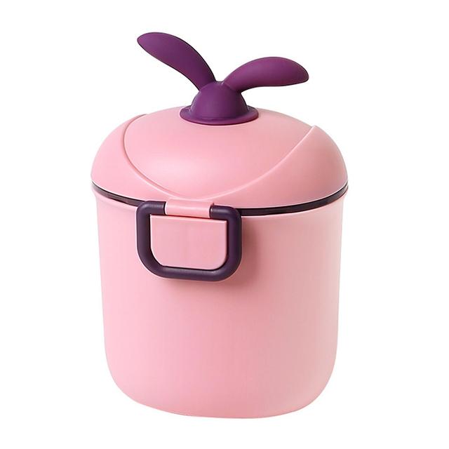 Naievear Milk Powder Case Moisture Resistant Pink Spoon Separation Double Sealing Packing Silicone Milk Powder Organizer With Quantitative Scraper ... on Productcaster.