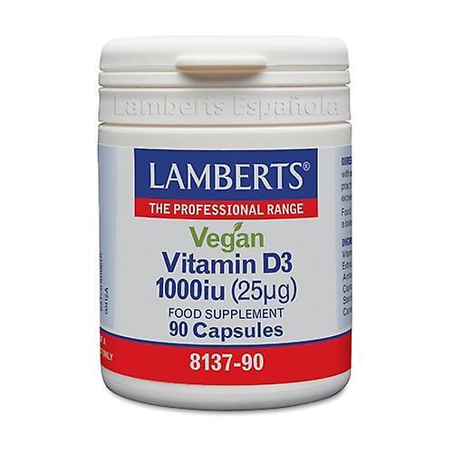 Lamberts Vegan Vitamin D3 1,000 IU (25μg) 90 capsules on Productcaster.