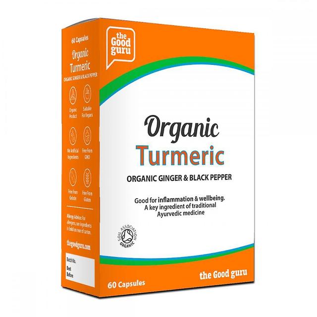 The good guru organic turmeric, organic ginger & black pepper 60's on Productcaster.