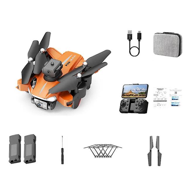 Scacv Portable Single Camera/dual Camera Aerial Vehicle 360 Flip Speed Adjustment Quadcopters Gifts For Kid Adult Orange Single 8K 2B on Productcaster.