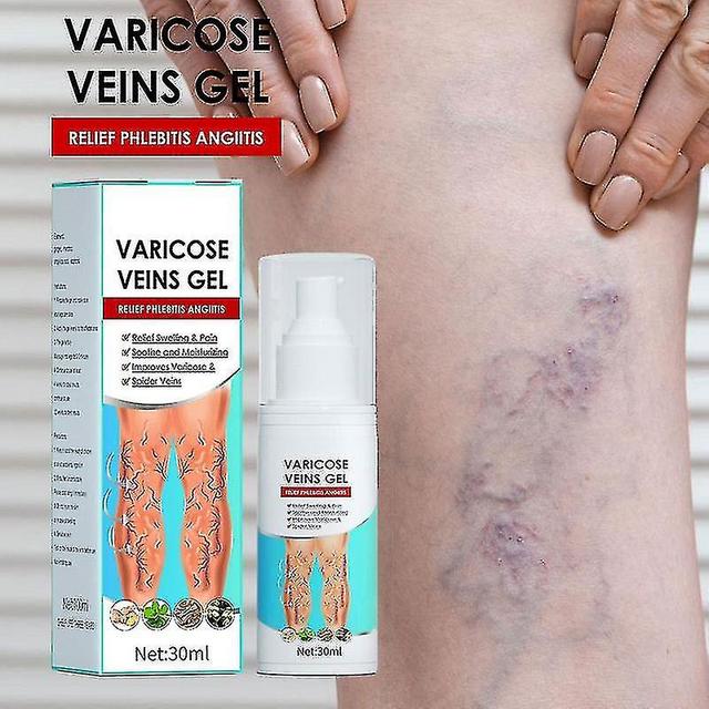 Varicose Veins Gel, Varicose Veins Cream, Varicose Vein Ointment Against Spider Veins, Varicose Vein Soothing Massage Gel For Legs 1pcs on Productcaster.