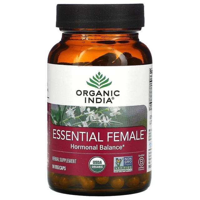 Organic India Inde biologique, Femme essentielle, Équilibre hormonal, 90 capsules végétales on Productcaster.