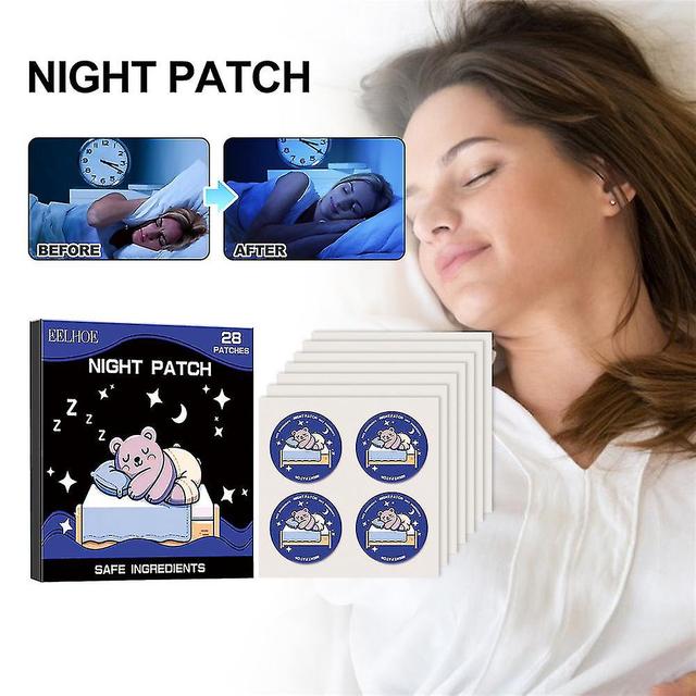 28/56/84pcs Sleep Patches Insomnia Treatment Relieve Anxiety Sleep Aid Patches Hypnotic Artifact Adult Sleep Soothing Sticker- 28pcs on Productcaster.