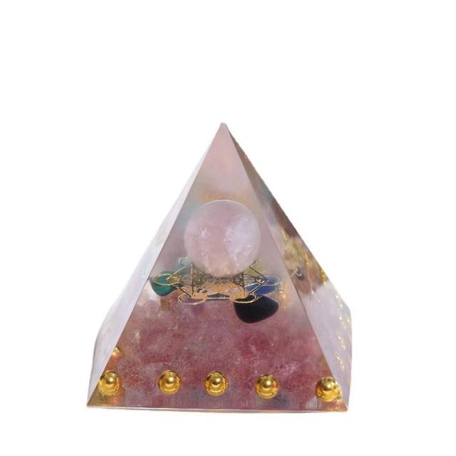 DeliaWinterfel Healing Crystal Energy Generator Blanacing Orgonite Pyramide 4-5cm / on Productcaster.