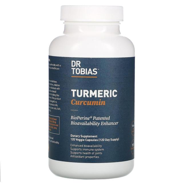 Dr. Tobias, Kurkuma Curcumine, 120 Veggie Capsules on Productcaster.