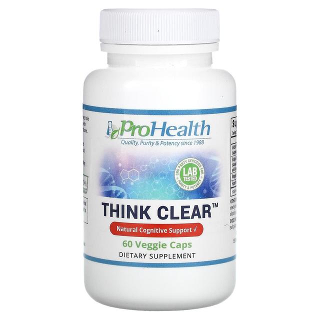 ProHealth Longevity ProHealth Longevidade, Think Clear, 60 Veggie Caps on Productcaster.