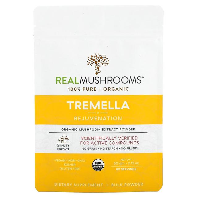 Real Mushrooms, Tremella, Organic Mushroom Extract Powder, 2.12 oz (60 g) on Productcaster.