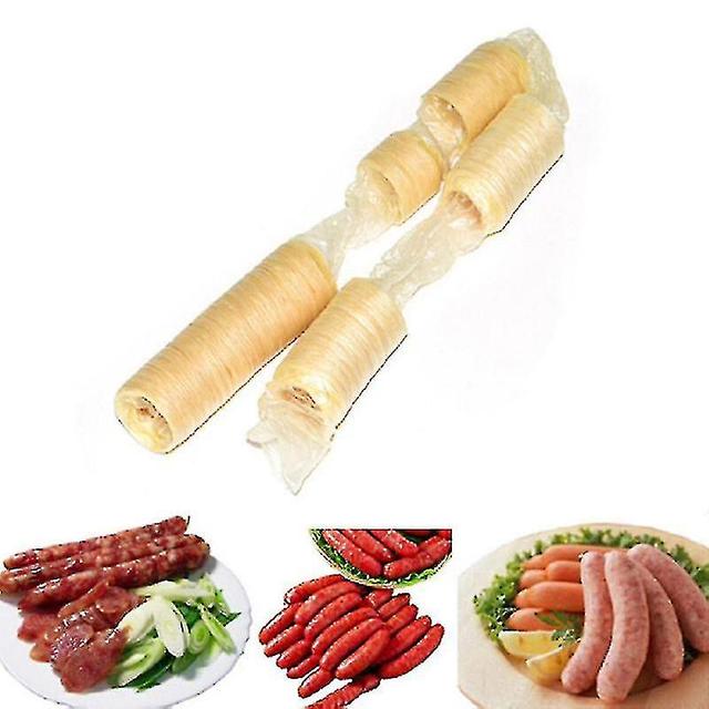 14m Collagen Intestinal Clothing Skin 22 Mm Long Grilled Grilled Sausage Sausage Ham Gelsion Collagen Collagen Casing on Productcaster.