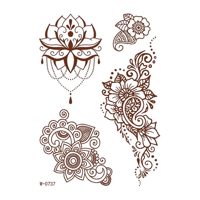 Scacv Temporary Tattoo Sticker Waterproof Diy Body Tattoo Patch Long Lasting Personalized Sticker 0737S on Productcaster.