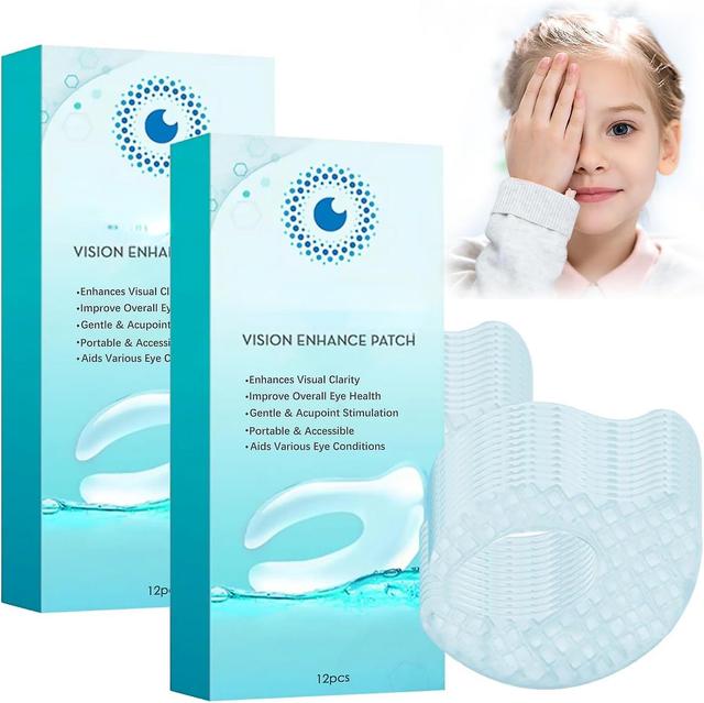 Haobuy Precision Ophthlamed Vision Enhance Patch, Vision Enhance Patch, Enhances Visual Clarity, Relieve Eye Fatigue Dryness 24pcs on Productcaster.