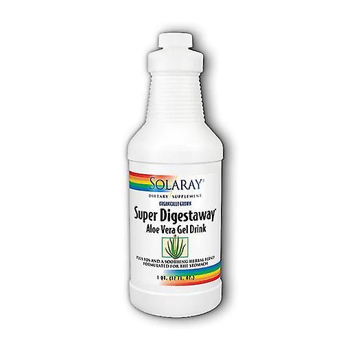 Solaray Super Digestaway Aloe Gel Drink, 32 oz (paquet de 6) on Productcaster.