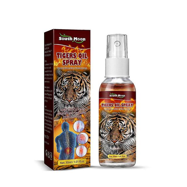 30ml Tiger Oil Spray Muscle Joint Rygsøjle Lændehvirvel Smertelindring Essence Væske on Productcaster.