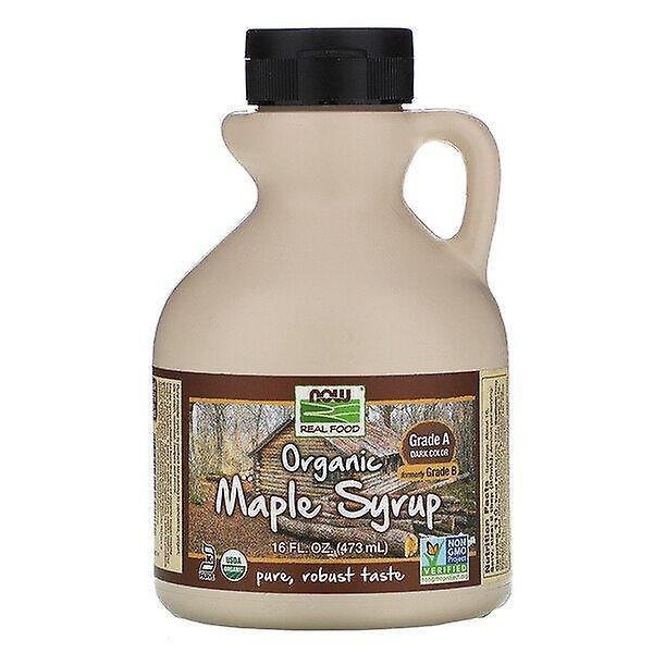 Now Foods, Real Food, Organic Maple Syrup, Grade A, Dark Color, 16 fl oz (473 ml) on Productcaster.