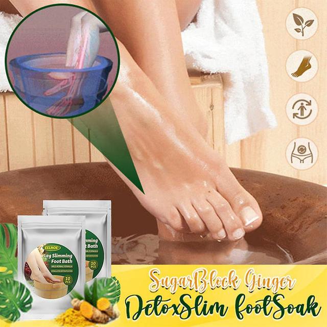 Gytcv Eelhoe Ginger Foot Bath Pack Pillole di ammollo per i piedi per dissipare il freddo e alleviare il dolore muscolare del polpaccio e sbloccare... on Productcaster.