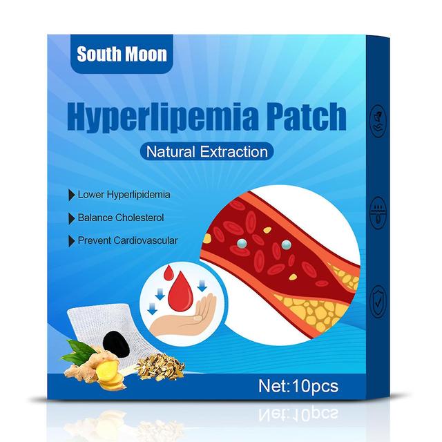 10pcs 10pcs Hyperlipemia Patches Natural Extraction Non-woven Fabric Lower Hyperlipemia Balance Cholesterol Stop Cardiovascular on Productcaster.