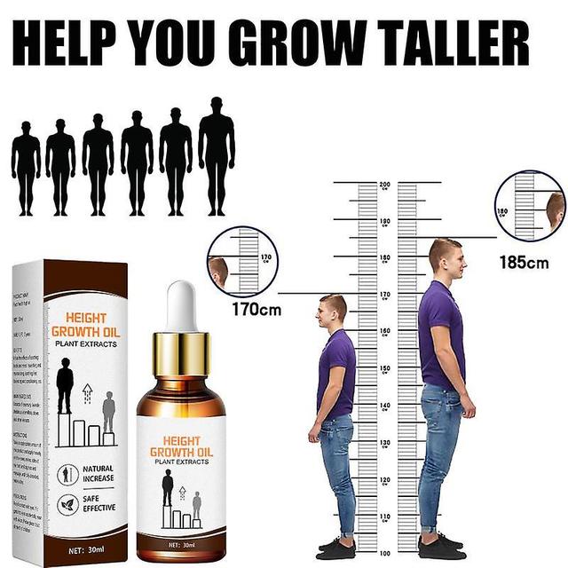 Mamusk Height Booster Drops, Height Growth Oil zur Förderung des Knochenwachstums bei Jugendlichen, Fußmassageöl für plantare Akupunkturpunkte, Err... on Productcaster.