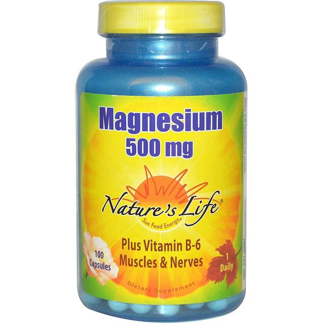 Nature's Life, Magnesium, 500 mg, 100 Capsules on Productcaster.