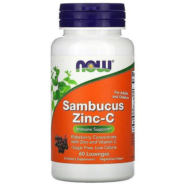 Now Foods, Sambucus Zinc-C, 60 Lozenges on Productcaster.