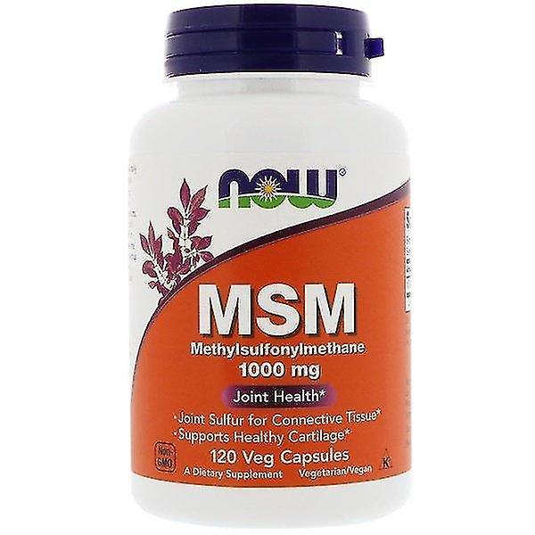 NOW Foods Jetzt Lebensmittel, MSM, Methylsulfonylmethane, 1.000 mg, 120 Veg Kapseln on Productcaster.