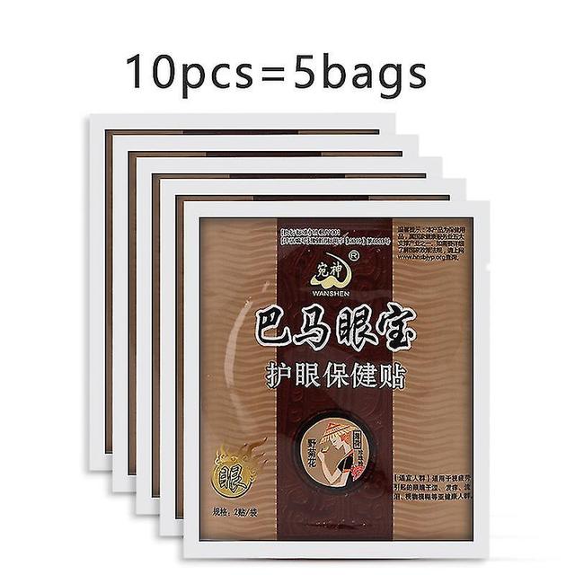 Mja 20pcs/10bags Eye Plaster Eye Mask Vision Improve Eyesight Relieve Eye Fatigue Dry Myopic Amblyopia Chinese Herbal Essence Patch 10pcs in 5 bags on Productcaster.