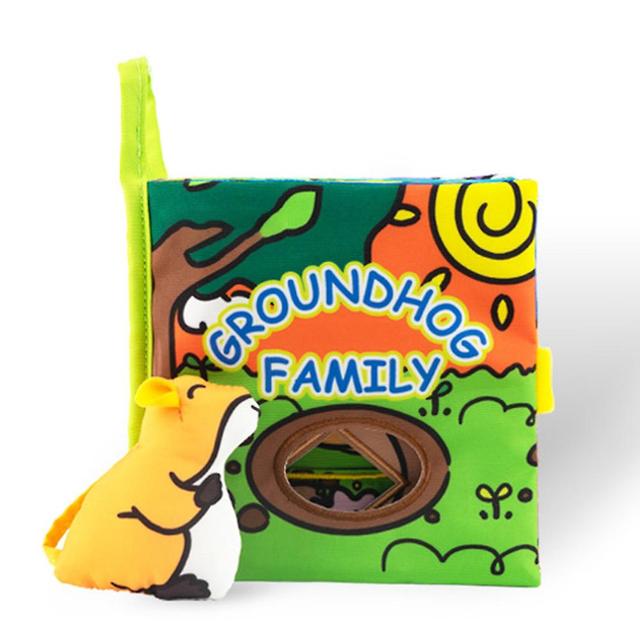 Cave Cloth Books Non-fading Cloth Books Tear Resistance Books For Gift Toys Groundhog on Productcaster.