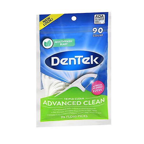 Dentek Triple Clean Floss Picks, Fresh Mint 90 je (1er-Pack) on Productcaster.