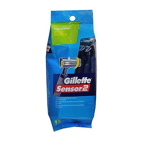 Gillette Sensor 2 Disposable Razors, 12 each (Pack of 1) on Productcaster.