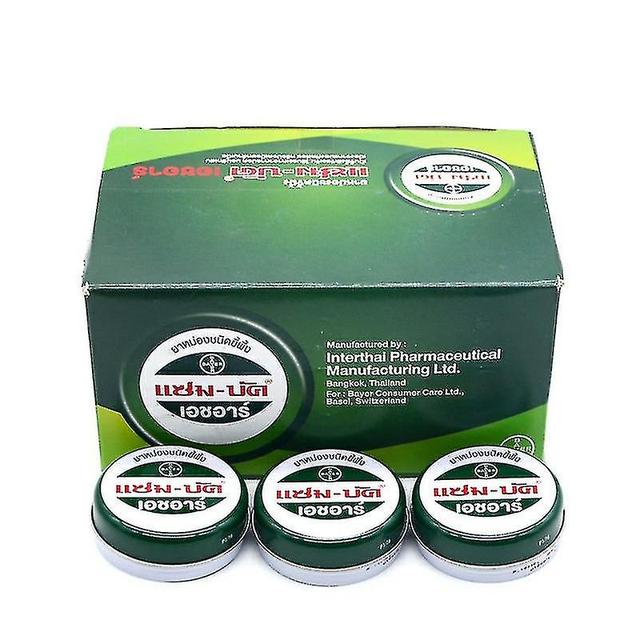 Thailand Zam-buk Green Herb Cream Wuqing Cream Cool Oil External Application Plaster Mosquito Bite Green Herbal Ointment 18g/36g 3PCS 36g on Productcaster.