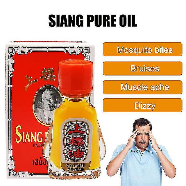 christina show Thailand Siang Pure Oil Mint Refreshing Pain Relief Headache Dizziness Mosquito Bite Anti Itchy Cold on Productcaster.