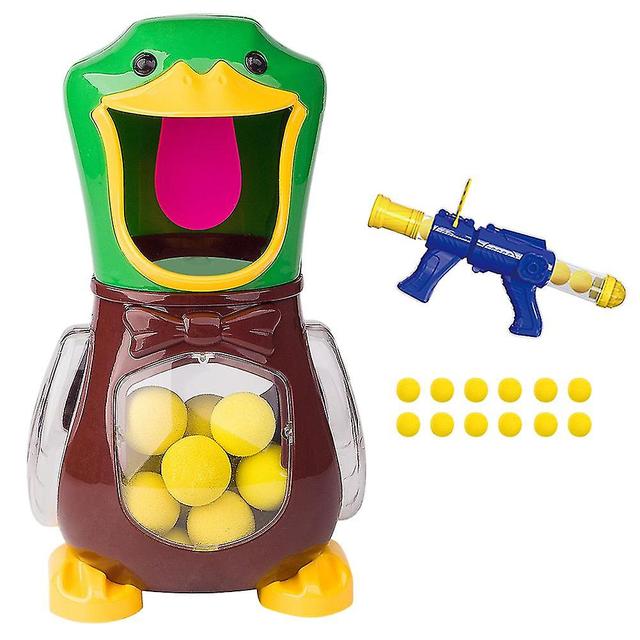 Hungry Ducks Shooting Toy Set Multifunctional Scoring Battling Toys For Boys Girls 12 Balls No Function on Productcaster.