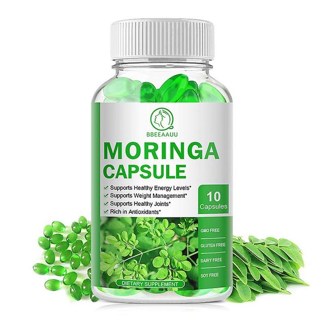 Visgaler Moringa Capsule Energy Metabolism &immune Support Cardiovascular Health Reduce Inflammation Support Joint & Skin Health 10pcs on Productcaster.