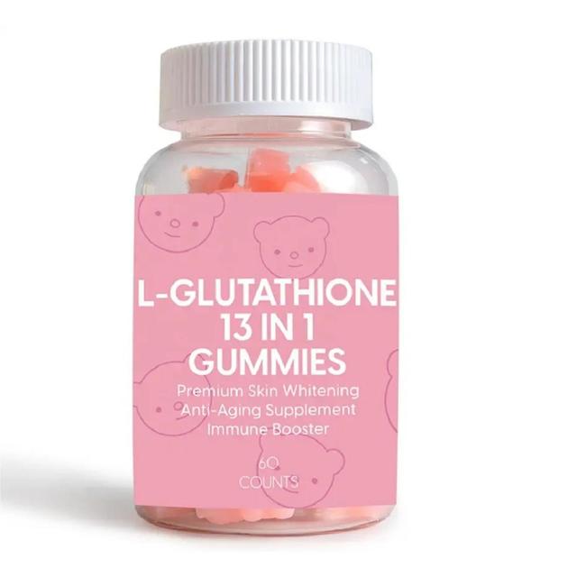 1-pack L-glutathione Whitening Pills 13-in-1 Gummy Bears Biotin Vitamin Collagen Gummies on Productcaster.